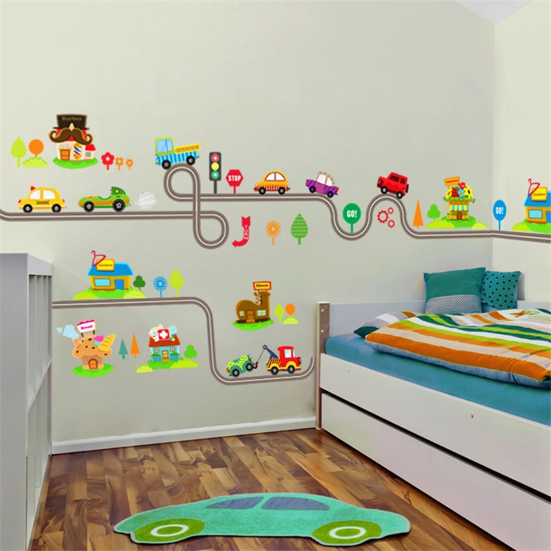 Фото Наклейки на стену для детской комнаты декоративные наклейки из ПВХ diy Стиль