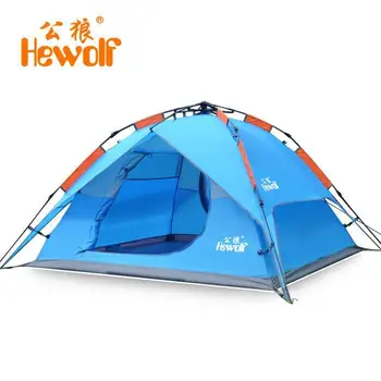 2016 New Hewolf automatic quick open 3-4 person anti rain hiking fishing beach tourist outdoor camping family travel tent
2016 New Hewolf automatic quick open 3-4 person anti rain hiking fishing beach tourist outdoor camping family travel tent