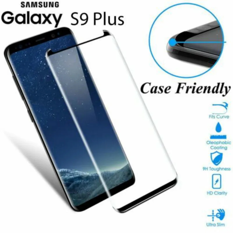 Case Friendly Tempered Glass Screen Protector for samsung galaxy S9 3D Full Cover for Samsung Galaxy S9 Plus protective Film
Case Friendly Tempered Glass Screen Protector for samsung galaxy S9 3D Full Cover for Samsung Galaxy S9 Plus protective Film