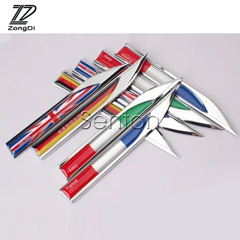 ZD 2pcs Car sticker Flag Metal fender side Labeling Bodywork for Toyota Corolla Seat Leon Jeep Skoda Fabia Rapid Renault Duster
ZD 2pcs Car sticker Flag Metal fender side Labeling Bodywork for Toyota Corolla Seat Leon Jeep Skoda Fabia Rapid Renault Duster