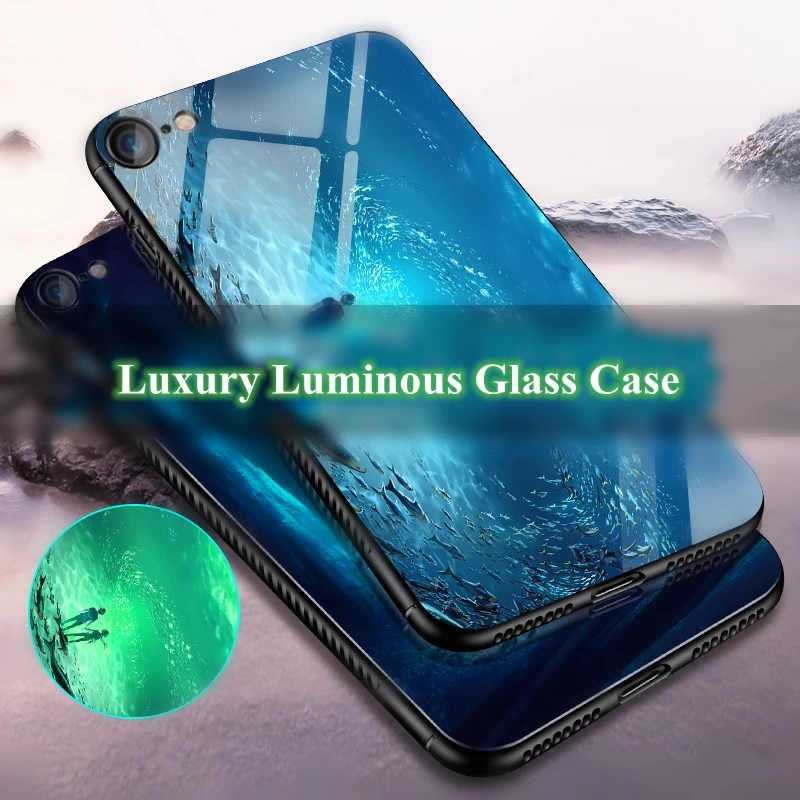 Lxuruy Fashion Chinese Style Laser Luminous Glass Phone Case For iPhone X XS MAX XR 6 6s 7 8 Plus For TPU Black Border Cases
Lxuruy Fashion Chinese Style Laser Luminous Glass Phone Case For iPhone X XS MAX XR 6 6s 7 8 Plus For TPU Black Border Cases