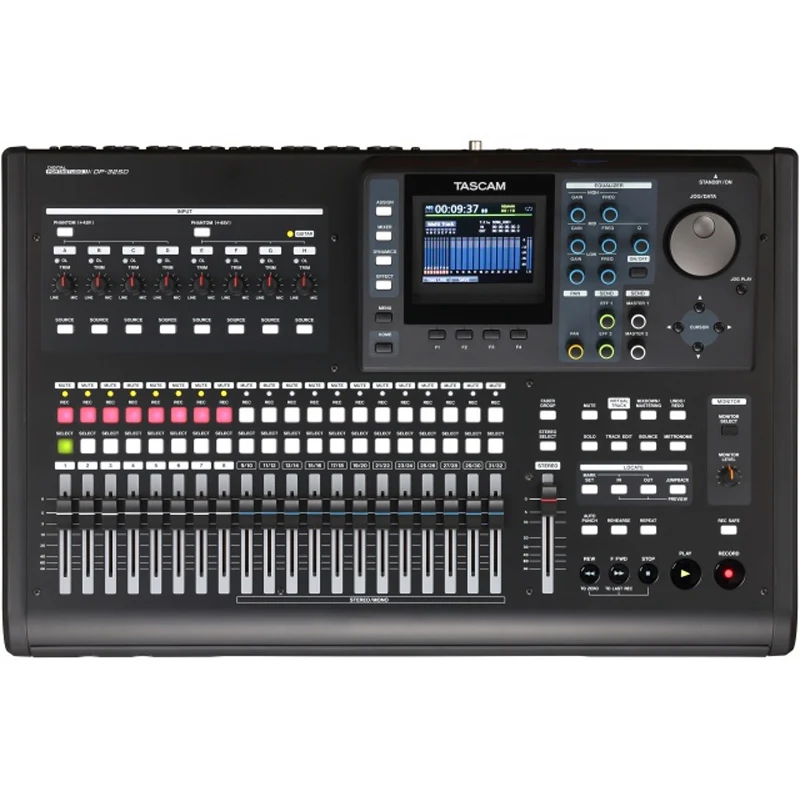 TASCAM DP32SD DP-32SD 32-track Digital studio recorder mix-down effects recording mixer band for wedding recording
TASCAM DP32SD DP-32SD 32-track Digital studio recorder mix-down effects recording mixer band for wedding recording