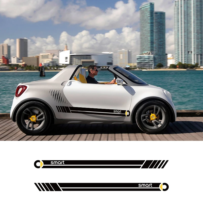 2 PCS Car Styling Side Skirt Stripes Sticker Auto Graphics Vehicle Decals For Smart Forease Fortwo Forfour Fourjoy Forspeed
2 PCS Car Styling Side Skirt Stripes Sticker Auto Graphics Vehicle Decals For Smart Forease Fortwo Forfour Fourjoy Forspeed