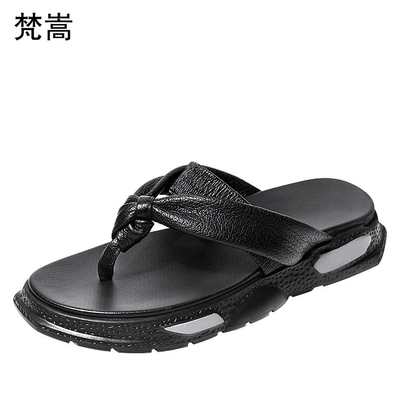 Genuine Leather male summer casual fashion slippers thick bottom beach shoes Flip Flops casual Shoes beach outdoor anti-skid
Genuine Leather male summer casual fashion slippers thick bottom beach shoes Flip Flops casual Shoes beach outdoor anti-skid