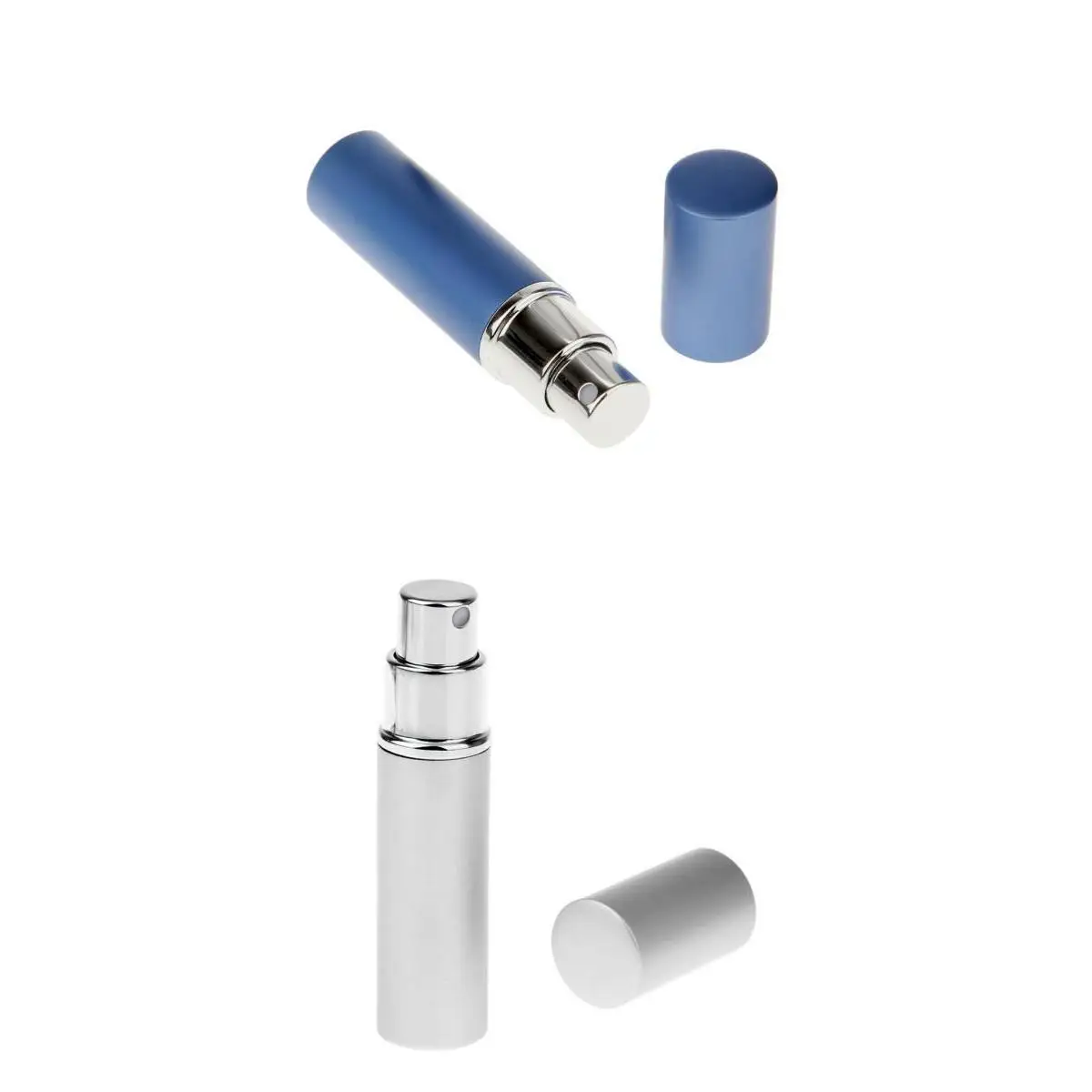 2pcs Portable Perfume Aromatherapy Container Leaking Proof Atomizer Empty Refillable Mist Spray Bottles - Silver and Blue
2pcs Portable Perfume Aromatherapy Container Leaking Proof Atomizer Empty Refillable Mist Spray Bottles - Silver and Blue