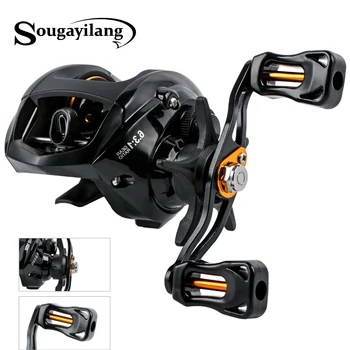 Sougayilang Baitcasting Fishing Reel 12+1BB 6.3:1 Left/Right Hand Front Drag Spinning Reel Casting Fishing Reel Fishing Tracking
Sougayilang Baitcasting Fishing Reel 12+1BB 6.3:1 Left/Right Hand Front Drag Spinning Reel Casting Fishing Reel Fishing Tracking
