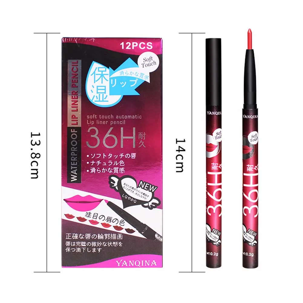Lipliner Pencil Waterproof Moisturizing Matte Lip Liner Pencil 6 Colors Makeup Lipstick Tool HS11
Lipliner Pencil Waterproof Moisturizing Matte Lip Liner Pencil 6 Colors Makeup Lipstick Tool HS11