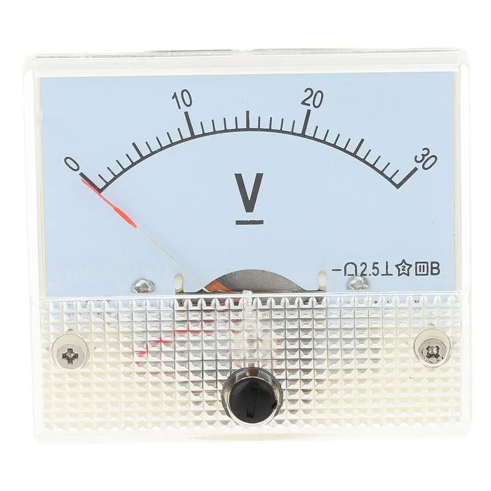 DC 0-30V Durable Mini Analog Voltmeter Voltage Panel Meter Tester For Experiment or Home Use Voltimetro
DC 0-30V Durable Mini Analog Voltmeter Voltage Panel Meter Tester For Experiment or Home Use Voltimetro