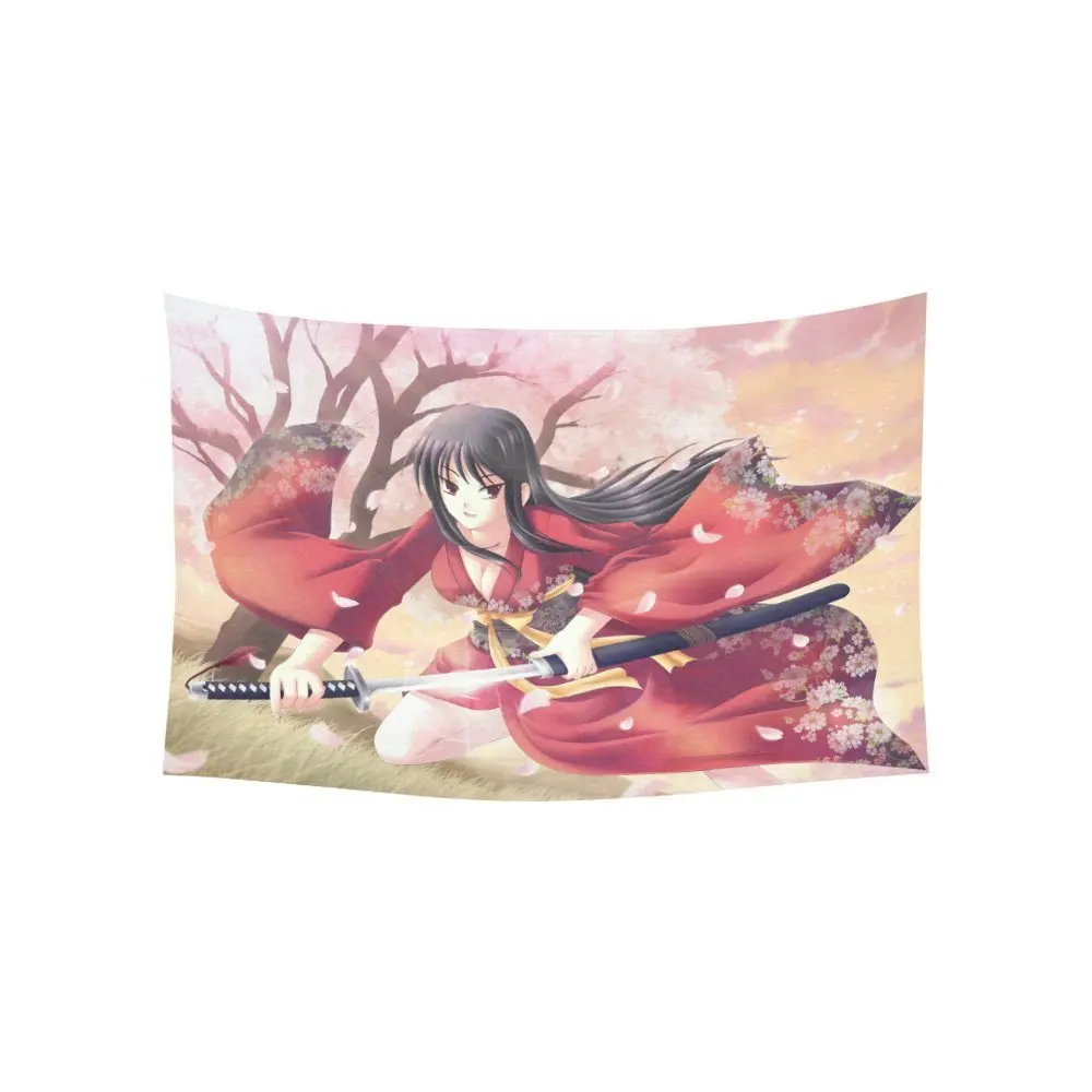 Japan Anime Home Decor Wall Art, Cherry Blossoms Samurai Girl Tapestry Wall Hanging Art
Japan Anime Home Decor Wall Art, Cherry Blossoms Samurai Girl Tapestry Wall Hanging Art