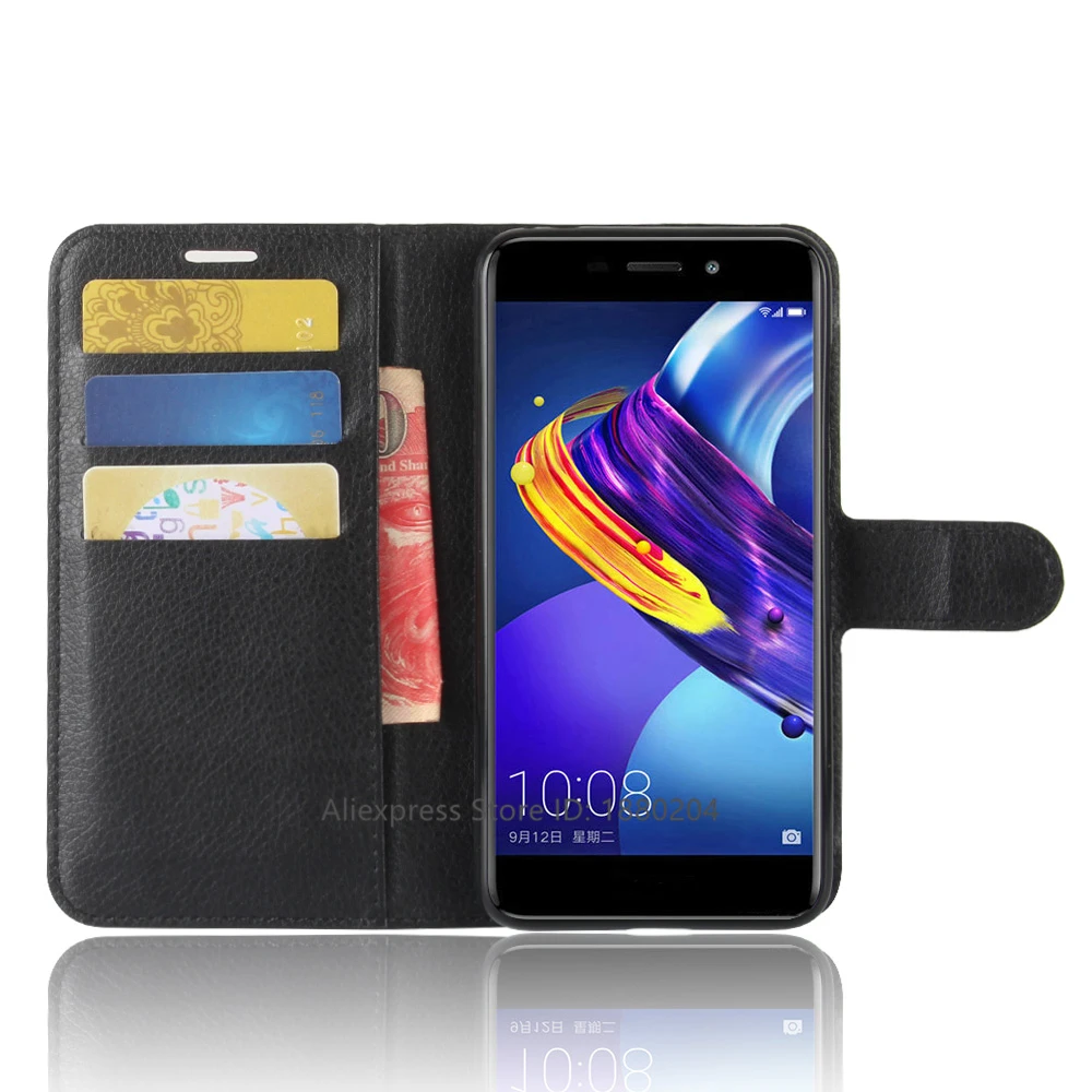 Роскошный защитный чехол для мобильного телефона Huawei Honor V9 Play V9Play JMM AL00 кожаный