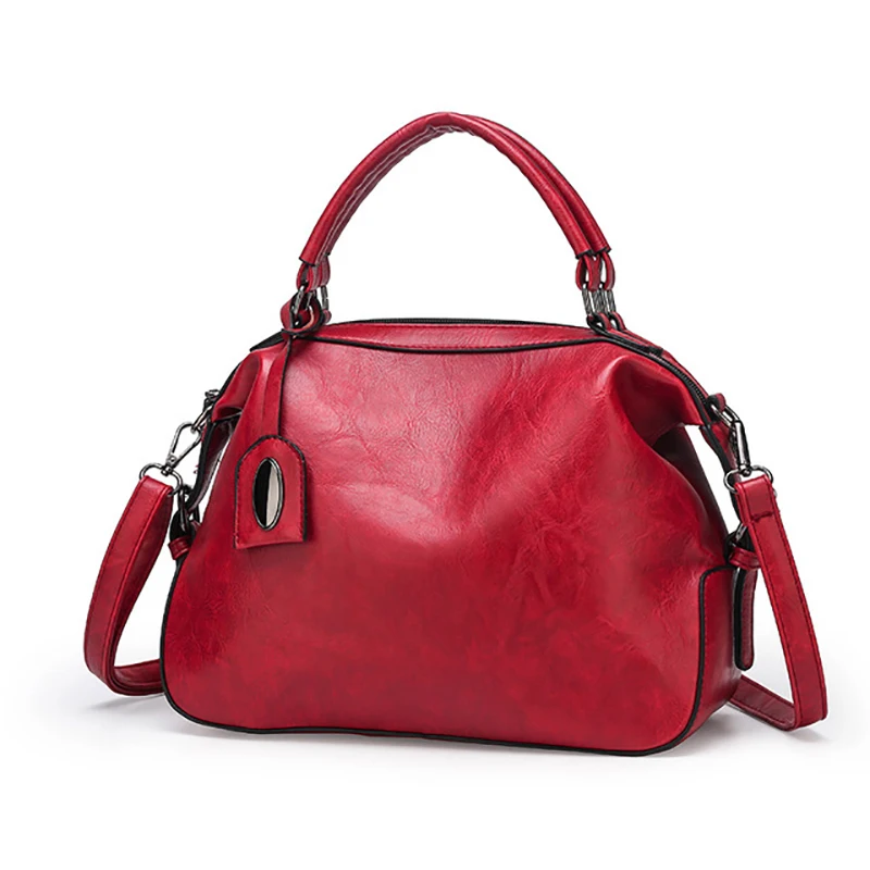Solid color fashion high quality PU leather wax leather retro trend female shoulder bag simple woman Messenger bag
Solid color fashion high quality PU leather wax leather retro trend female shoulder bag simple woman Messenger bag