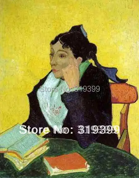 100% handmade Vincent Van Gogh Oil Painting reproduction,L'Arlesienne Madame Ginoux with Books, November,Museum quality,Free DHL
100% handmade Vincent Van Gogh Oil Painting reproduction,L'Arlesienne Madame Ginoux with Books, November,Museum quality,Free DHL