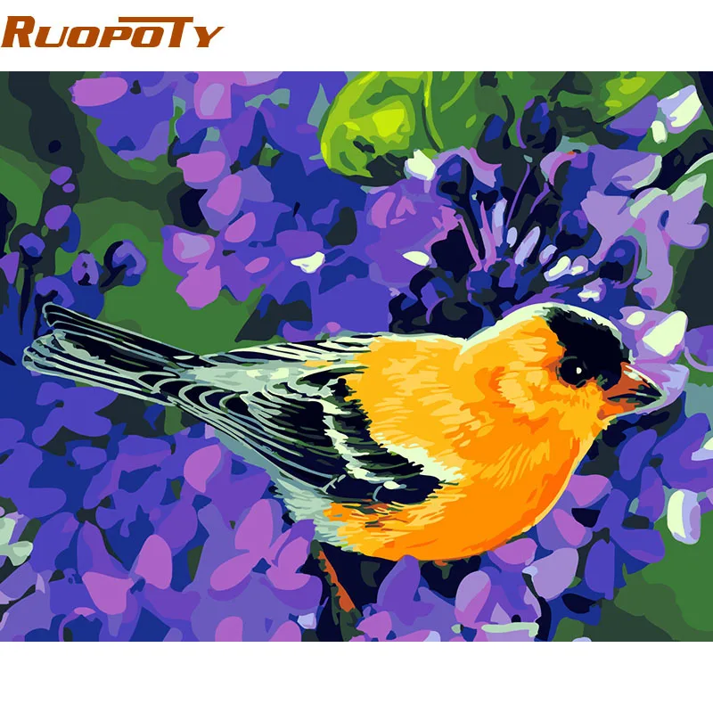 RUOPOTY diy frame Bird DIY Painting By Numbers Modern Wall Art Canvas Calligraphy Painting Handpainted For Home Decor
RUOPOTY diy frame Bird DIY Painting By Numbers Modern Wall Art Canvas Calligraphy Painting Handpainted For Home Decor