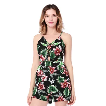 Print Floral Hollow Out Back Strap Top Playsuit Summer Beach Jumpsuit Backless Rompers Sleeveless Bow Bandage Bodysuit
Print Floral Hollow Out Back Strap Top Playsuit Summer Beach Jumpsuit Backless Rompers Sleeveless Bow Bandage Bodysuit