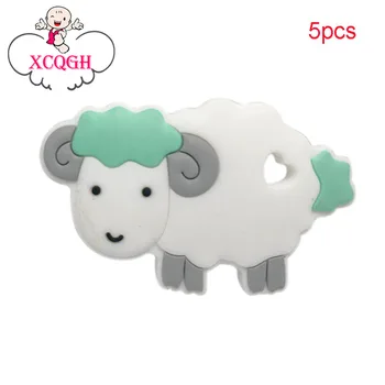 XCQGH 5pcs Newborn Baby Little Sheep Teether Creative Baby Bite Silicone Molar Stick Massage Gums Baby Molar Toys
XCQGH 5pcs Newborn Baby Little Sheep Teether Creative Baby Bite Silicone Molar Stick Massage Gums Baby Molar Toys