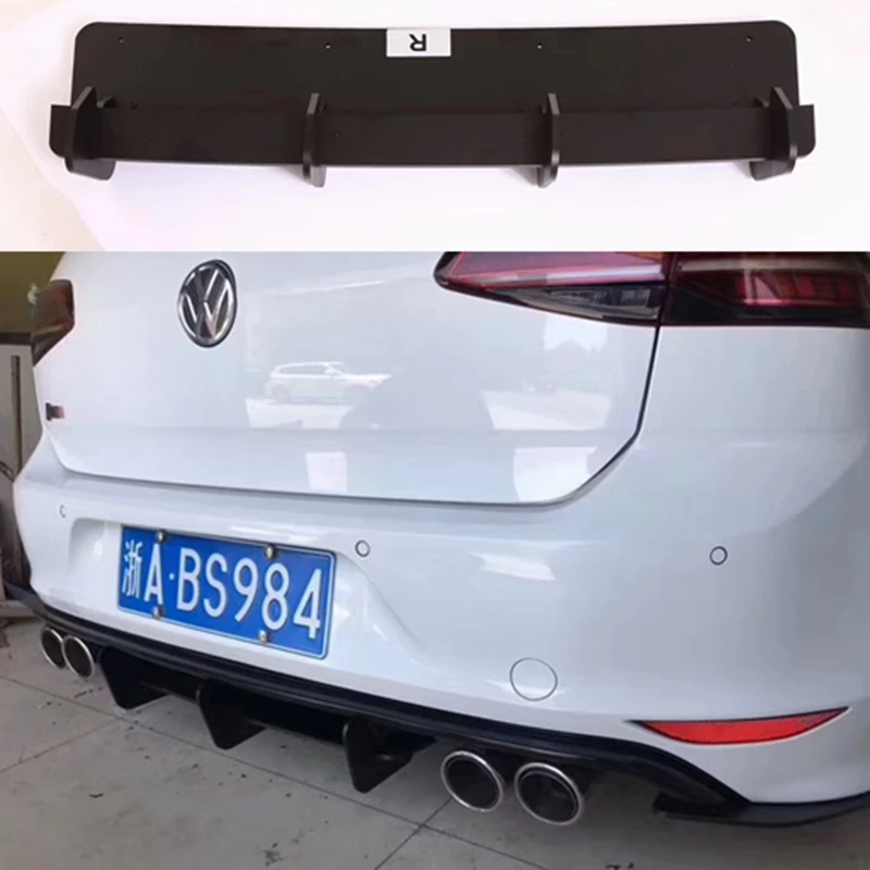 Diffuser for Volkswagen GOLF 7 / 7.5 VII MK7 / 7.5 MK VII R Series hatchback pre-replacement rear bumper diffuser
Diffuser for Volkswagen GOLF 7 / 7.5 VII MK7 / 7.5 MK VII R Series hatchback pre-replacement rear bumper diffuser