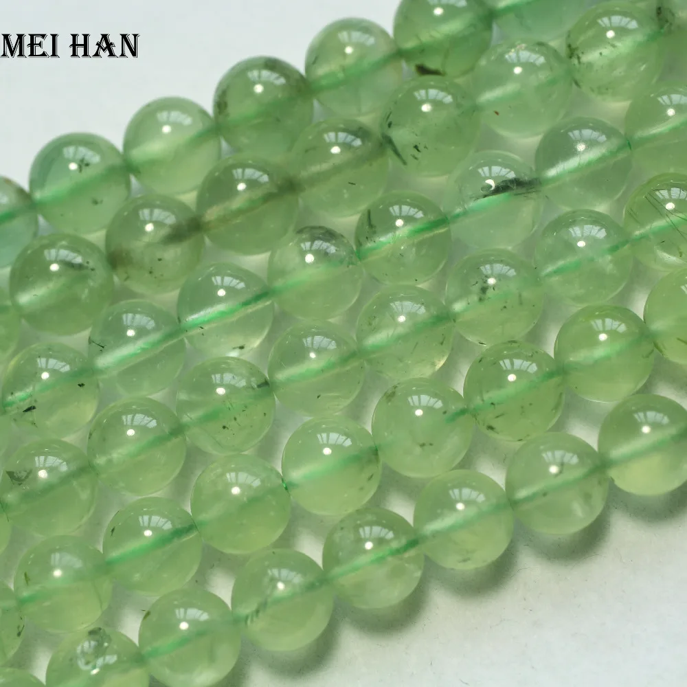 Meihan wholesale (approx 43beads/set) Natural 9-9.5mm prehnitee Green grape Round Loose Beads for jewelry making
Meihan wholesale (approx 43beads/set) Natural 9-9.5mm prehnitee Green grape Round Loose Beads for jewelry making