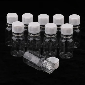 10Pcs 50ml Clear Plastic Empty Vials Bottles with Plastic white Screw Lids for Essential Oil Liquids Perfume (1.5 inch Height)
10Pcs 50ml Clear Plastic Empty Vials Bottles with Plastic white Screw Lids for Essential Oil Liquids Perfume (1.5 inch Height)