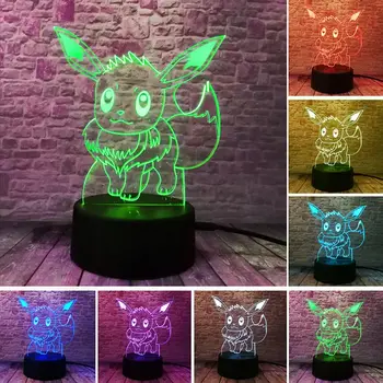3D Luminous Lamp LED Colorful Touch Nightlight Sleeping Fairy light Pokeball Eevee Figma Model Toy for Children Birthday gift
3D Luminous Lamp LED Colorful Touch Nightlight Sleeping Fairy light Pokeball Eevee Figma Model Toy for Children Birthday gift