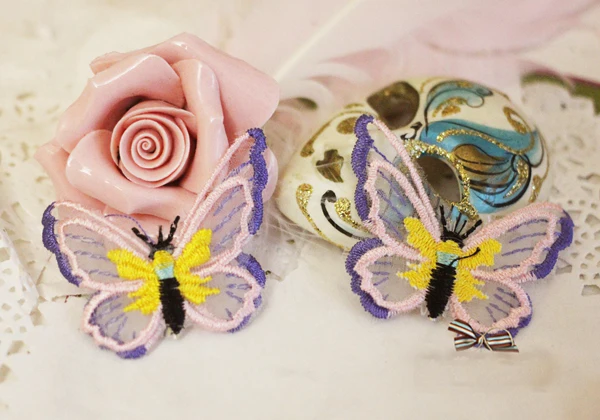 30pcs 5.5x4.5cm wide butterfly 3D organza embroidery lace appliques patches L14M47
30pcs 5.5x4.5cm wide butterfly 3D organza embroidery lace appliques patches L14M47