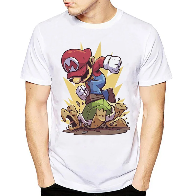 New Men Fashion T shirt Hipster Printed Tee Shirts Homme Short Sleeve Tops Super Mario T-Shirt Muscle SuperMario player
New Men Fashion T shirt Hipster Printed Tee Shirts Homme Short Sleeve Tops Super Mario T-Shirt Muscle SuperMario player
