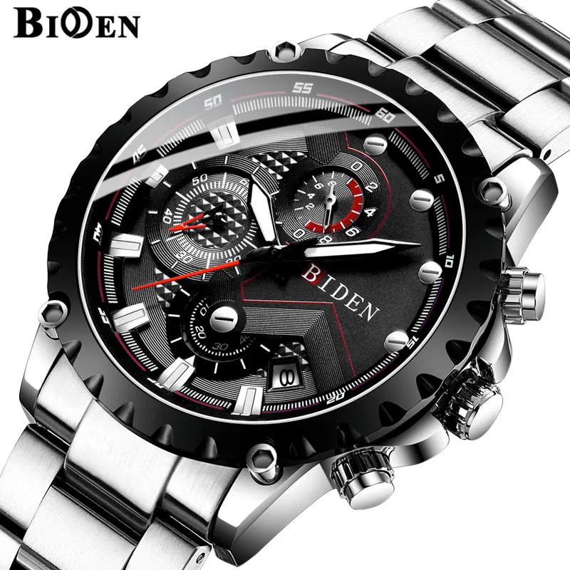 BIDEN Top Brand Mens Watches Men Quartz Watch Man Casual Business Clock Male Auto Date Waterproof Wristwatch Relogio Masculino
BIDEN Top Brand Mens Watches Men Quartz Watch Man Casual Business Clock Male Auto Date Waterproof Wristwatch Relogio Masculino