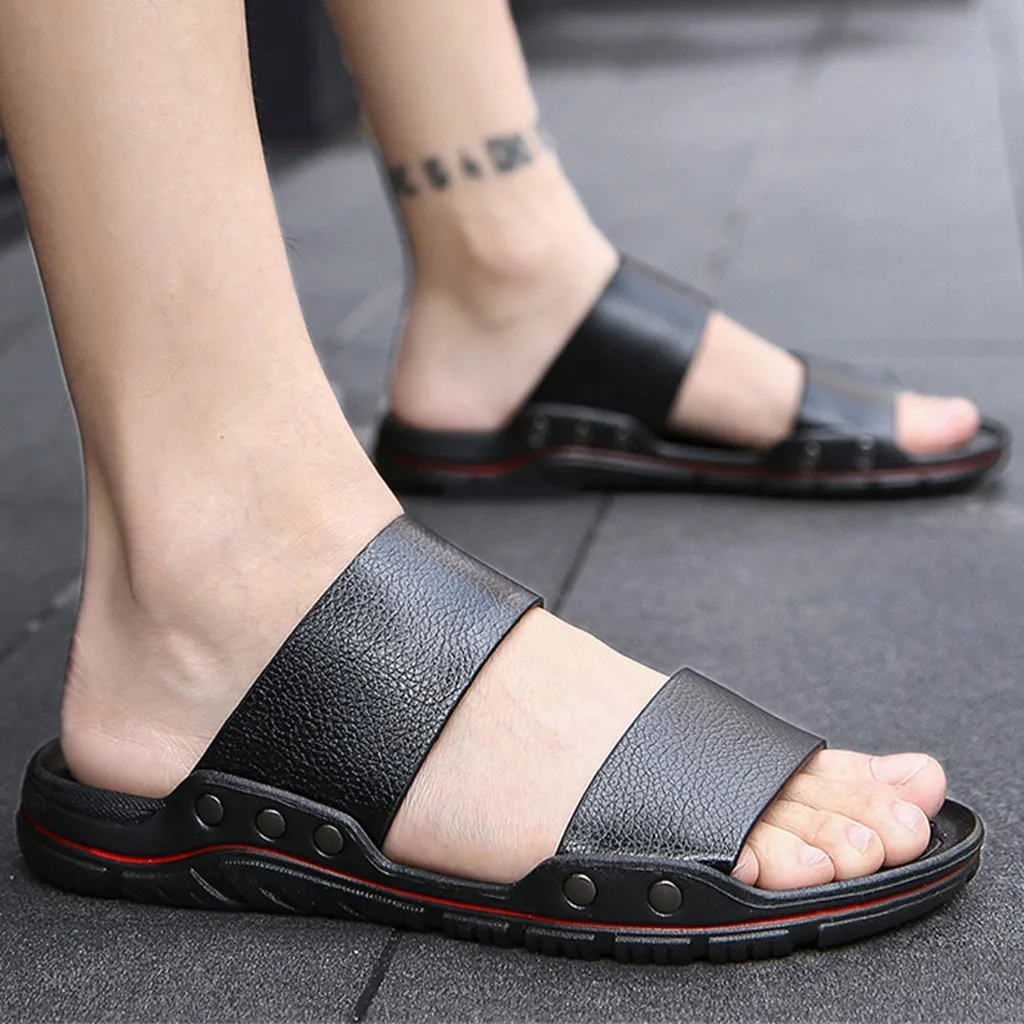 2019 Slippers Men Men's Beach Casual Slippers Breathable Soft Round Toe Outdoor Flip Flop Erkek Ayakkabi Chinelo Slipper Mens
2019 Slippers Men Men's Beach Casual Slippers Breathable Soft Round Toe Outdoor Flip Flop Erkek Ayakkabi Chinelo Slipper Mens