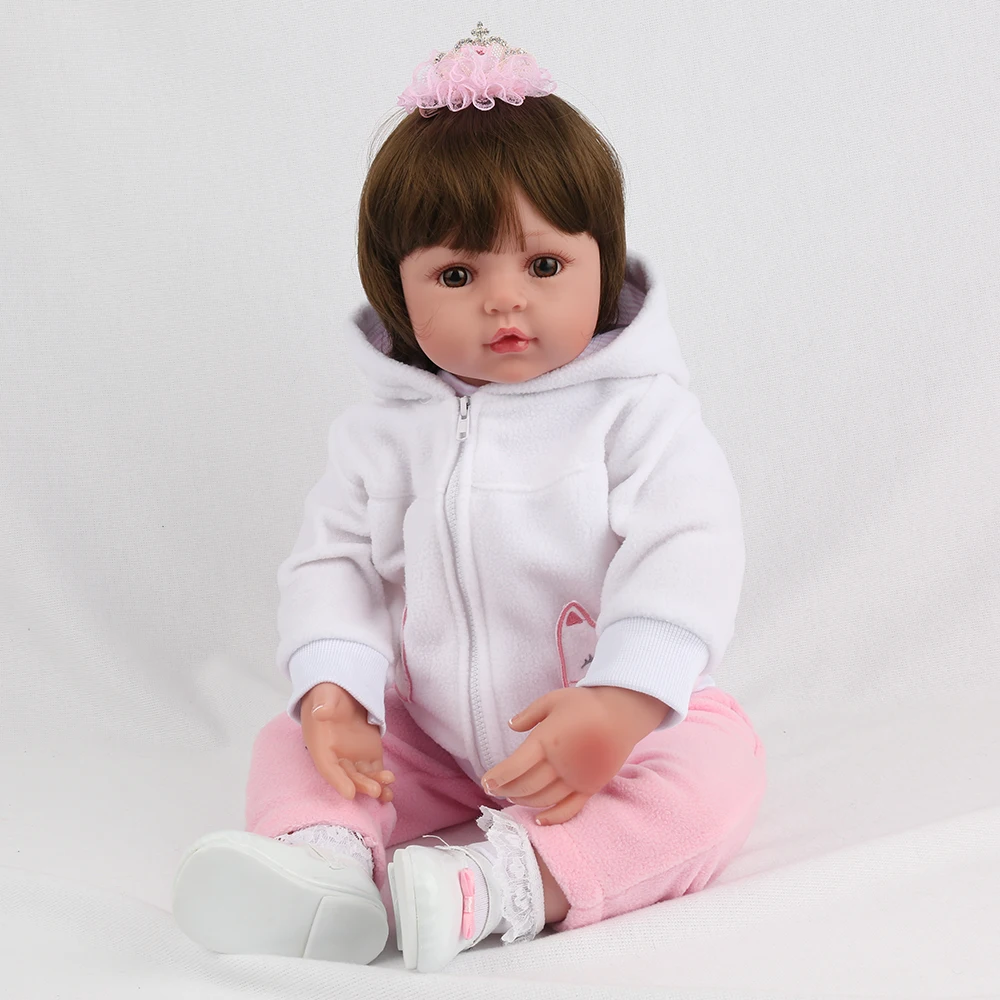 Bebe reborn lol doll 22inch 55cm silicone vinyl reborn baby dolls lifelike girl babies doll toys gift NPK DOLL
Bebe reborn lol doll 22inch 55cm silicone vinyl reborn baby dolls lifelike girl babies doll toys gift NPK DOLL