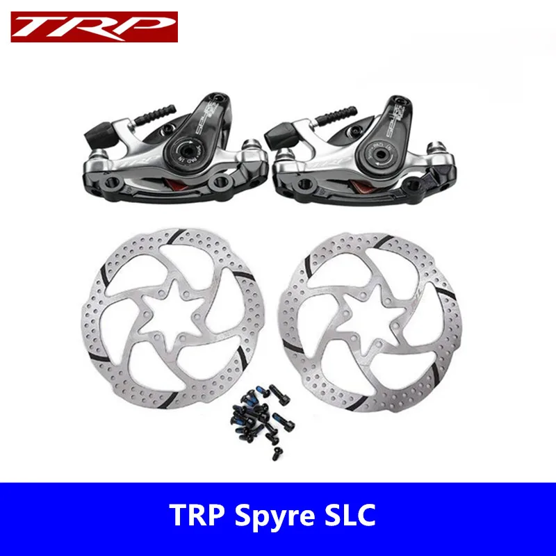 TRP SPYRE SLC Road Bike Carbon Mechanical Disc Brake spyre-slc Front / Rear / Pair w/ or w/o 160mm Rotor with Adapter Screws new
TRP SPYRE SLC Road Bike Carbon Mechanical Disc Brake spyre-slc Front / Rear / Pair w/ or w/o 160mm Rotor with Adapter Screws new