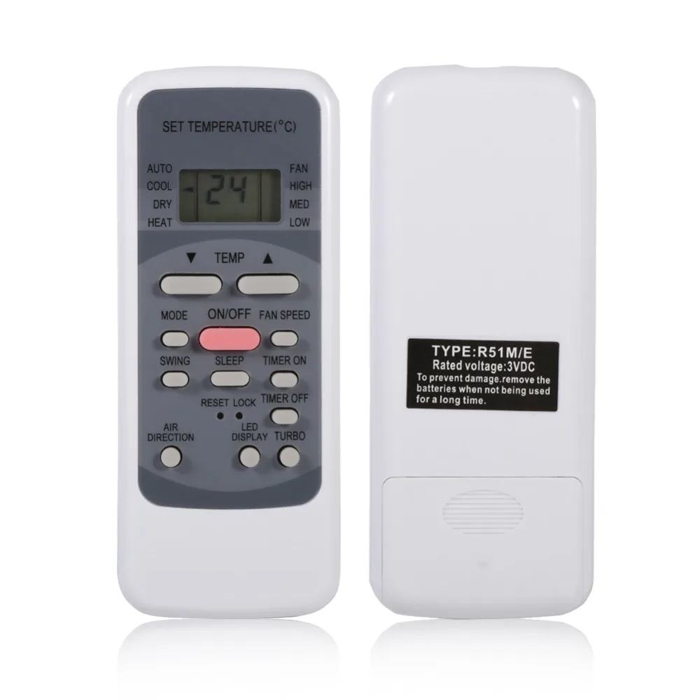 R51M/E Universal Air Conditioner Remote Control For Media Air Conditioner Controller Air-Conditioning Replacement
R51M/E Universal Air Conditioner Remote Control For Media Air Conditioner Controller Air-Conditioning Replacement