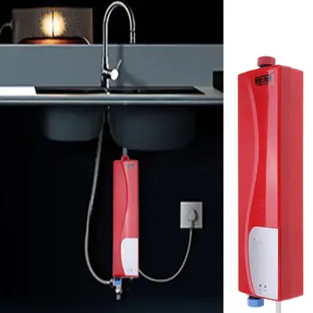 3000W Household Tankless Electric Shower Instant Water Heater for Kitchen Bathroom Practical white
3000W Household Tankless Electric Shower Instant Water Heater for Kitchen Bathroom Practical white