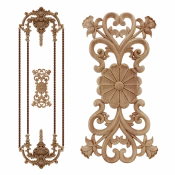 VZLX Antique Decorative Wood Appliques Furniture Cabinet Natural Moldings Decals Flower Carving Figurines Wedding Decoration
VZLX Antique Decorative Wood Appliques Furniture Cabinet Natural Moldings Decals Flower Carving Figurines Wedding Decoration