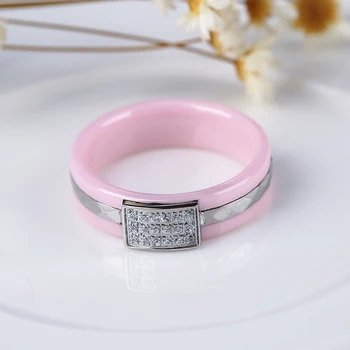 2018 6MM Cute Pink Crystal Rings Women Fashion Jewelry Make By Ceramic Healthy Material Trendy Smooth Ring Wedding Xmas Gifts
2018 6MM Cute Pink Crystal Rings Women Fashion Jewelry Make By Ceramic Healthy Material Trendy Smooth Ring Wedding Xmas Gifts