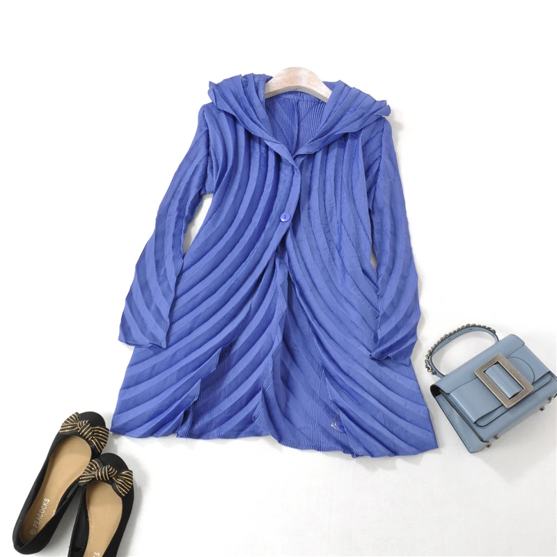 High-end hand-curved pleated one-button medium-length jacket pleated jacket cardigan ISSEY PLEATS free shipping
High-end hand-curved pleated one-button medium-length jacket pleated jacket cardigan ISSEY PLEATS free shipping