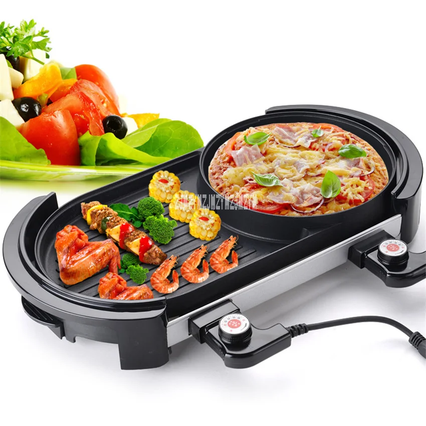 2019 New Multi Function Electric Smokeless Indoor BBQ Grill Barbecue