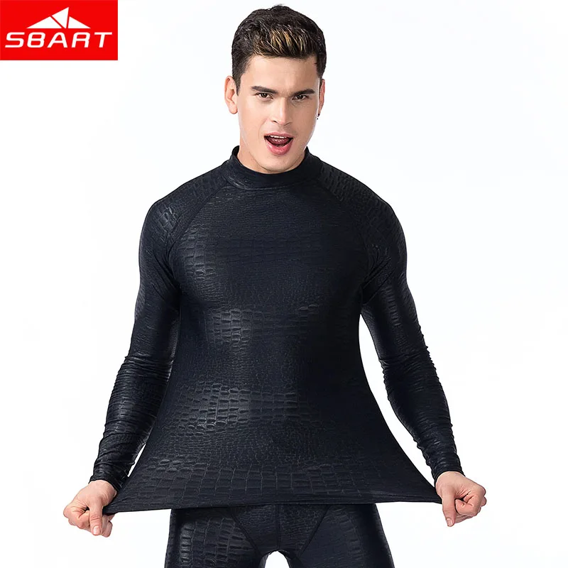SBART Men's Surfing Rash Guards Lycra Shark skin texture Tops Swimwear T Shirts Sun Protective Surf Swimming Wetsuits Rashguards
SBART Men's Surfing Rash Guards Lycra Shark skin texture Tops Swimwear T Shirts Sun Protective Surf Swimming Wetsuits Rashguards