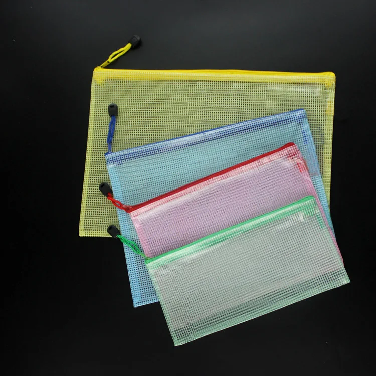 1 Pcs Zipper File Bags A4/A5/A6 Clear Pocket Folders Mesh Water-resistant Pvc Mesh File Zip Lock Bags Folder Wallets
1 Pcs Zipper File Bags A4/A5/A6 Clear Pocket Folders Mesh Water-resistant Pvc Mesh File Zip Lock Bags Folder Wallets