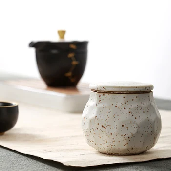 Hot Sale Ceramic Mini Tea Storage Jars With Cover Purple Sand Porcelain Candy Box Caddy Tea Container Tea Pot Tank For Kitchen
Hot Sale Ceramic Mini Tea Storage Jars With Cover Purple Sand Porcelain Candy Box Caddy Tea Container Tea Pot Tank For Kitchen