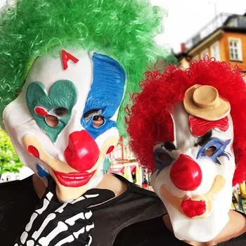 Funny Latex with Hair Christmas Halloween Costume Party Clown Mask Adult Cosplay Joker Masquerade Carnival Masks Props
Funny Latex with Hair Christmas Halloween Costume Party Clown Mask Adult Cosplay Joker Masquerade Carnival Masks Props