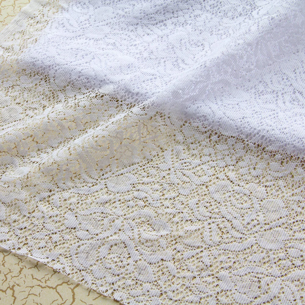 50cm*110cm Thin Lace fabric DIY Patchwork For Wedding Dress Sewing accessories Flower White
50cm*110cm Thin Lace fabric DIY Patchwork For Wedding Dress Sewing accessories Flower White