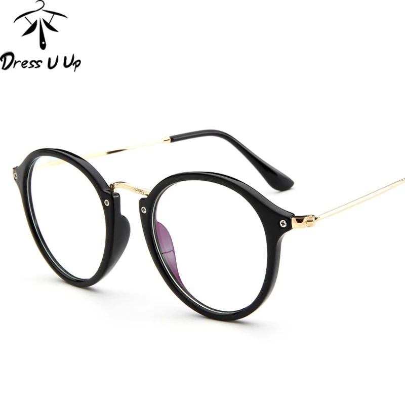 DRESSUUP Vintage Round Eyeglasses Alloy Legs Clear Glasses Frame For Women Men Brand Designer oculos de grau feminino
DRESSUUP Vintage Round Eyeglasses Alloy Legs Clear Glasses Frame For Women Men Brand Designer oculos de grau feminino