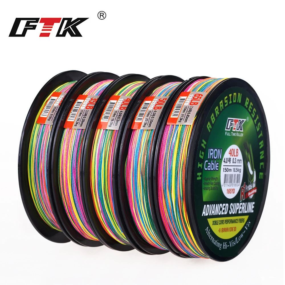 FISH KING 114M Multicolor Braid Line Super Strong Carp Colorful Braided Fishing Line 114m 8-60LB PE Multifilament 4 Strands
FISH KING 114M Multicolor Braid Line Super Strong Carp Colorful Braided Fishing Line 114m 8-60LB PE Multifilament 4 Strands