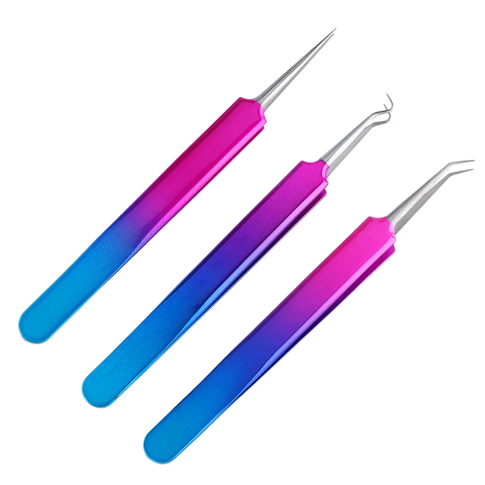 1PC Rainbow Stainless Steel False Eyelashes Curler Tweezers Blackhead Remove Clip Acne Extractor Nipper Makeup Tools
1PC Rainbow Stainless Steel False Eyelashes Curler Tweezers Blackhead Remove Clip Acne Extractor Nipper Makeup Tools