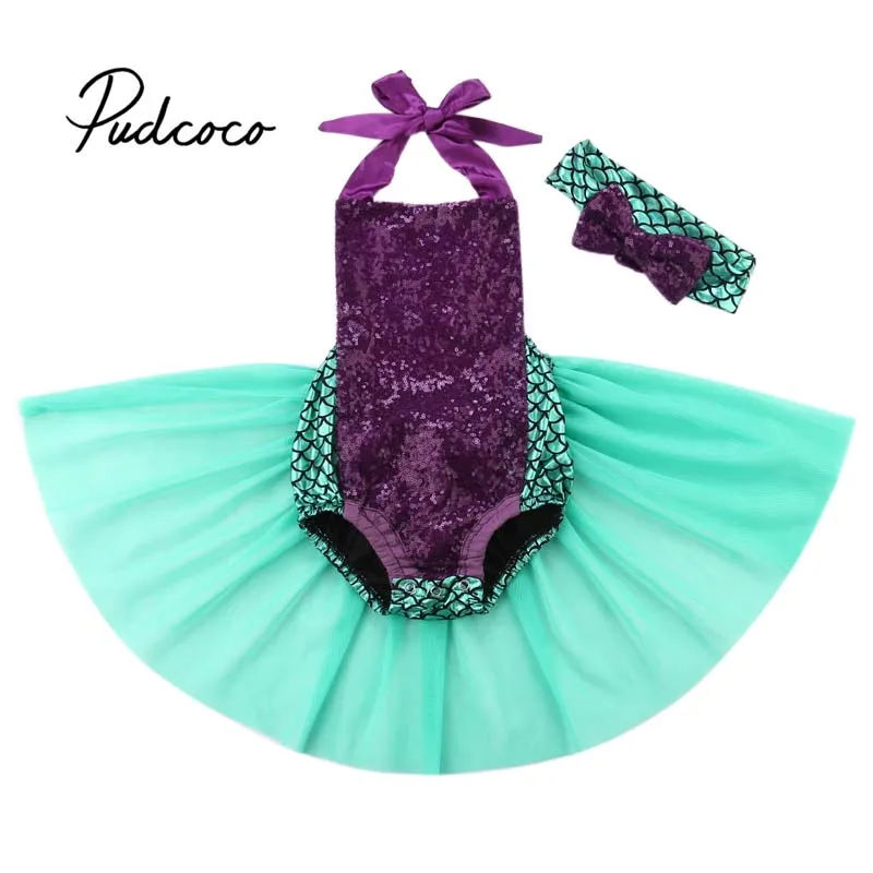 Pudcoco 2018 Newborn Baby Girls Clothes Sets Mermaid Scale Sequin Bodysuit Tulle Jumpsuit+Bow Headband Sunsuit Outfits 2pc Set
Pudcoco 2018 Newborn Baby Girls Clothes Sets Mermaid Scale Sequin Bodysuit Tulle Jumpsuit+Bow Headband Sunsuit Outfits 2pc Set