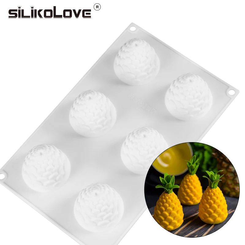 SILIKOLOVE Pineapple Pine Cones Molds Cakes Decoration Tools Non-stick Silicone Molds for Home DIY Brownie Pudding Cake
SILIKOLOVE Pineapple Pine Cones Molds Cakes Decoration Tools Non-stick Silicone Molds for Home DIY Brownie Pudding Cake