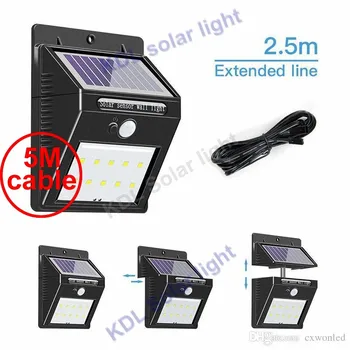 30 led 500lm solar light split mount pIR motion 3 senser LED 550lm 4W IP new 2018 ar torch 5M cable street wall lamp for
30 led 500lm solar light split mount pIR motion 3 senser LED 550lm 4W IP new 2018 ar torch 5M cable street wall lamp for