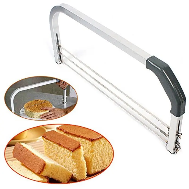 Adjustable Stainless steel Large 3 Blade Cake Cutter Interlayer Cake Slicer Leveler Household Cake Tools Baking and Pastry Tools
Adjustable Stainless steel Large 3 Blade Cake Cutter Interlayer Cake Slicer Leveler Household Cake Tools Baking and Pastry Tools