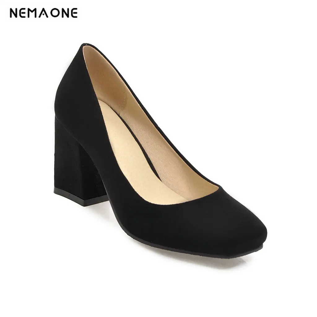 2019 New elegant high Heels work Shoes square toe women Shoes 5cm thick Heels Shoes woman
2019 New elegant high Heels work Shoes square toe women Shoes 5cm thick Heels Shoes woman