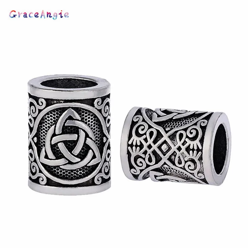 GraceAngie Viking Knots Beads for Bracelets for Pendant Necklace DIY for Beard Hair Beads Metal Viking Runes Beads Charms DIY
GraceAngie Viking Knots Beads for Bracelets for Pendant Necklace DIY for Beard Hair Beads Metal Viking Runes Beads Charms DIY