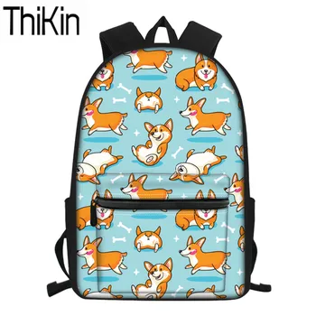 THIKIN Large Capacity School Bags for Kids Cute Corgi Printing Shoulder Backpack Children SchoolBag Book Bags Women Rucksack
THIKIN Large Capacity School Bags for Kids Cute Corgi Printing Shoulder Backpack Children SchoolBag Book Bags Women Rucksack